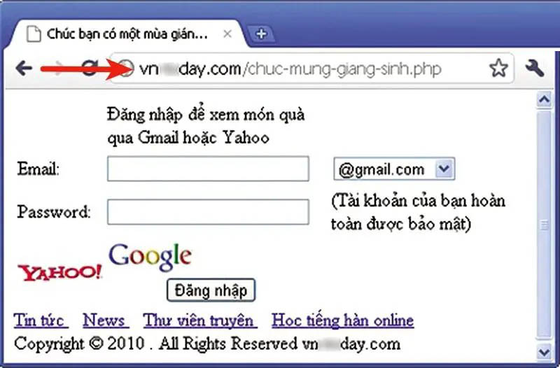 Giả mạo Email - 1 số hình thức, thủ đoạn lừa đảo phổ biến 2 8 luadaodipgiangsinh450x311 1614672157624 1614672160490504605294